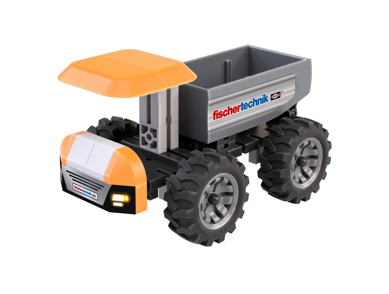 Kit STEM Camion de santier de asamblat si manevrat, Fischertechnik