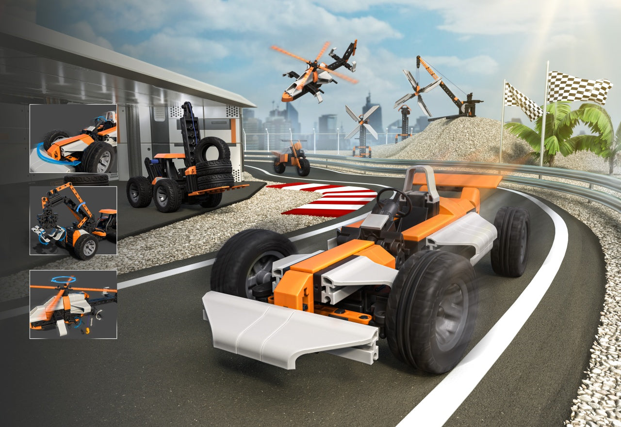 Kit STEM de construit si explorat Universal Max, Fischertechnik