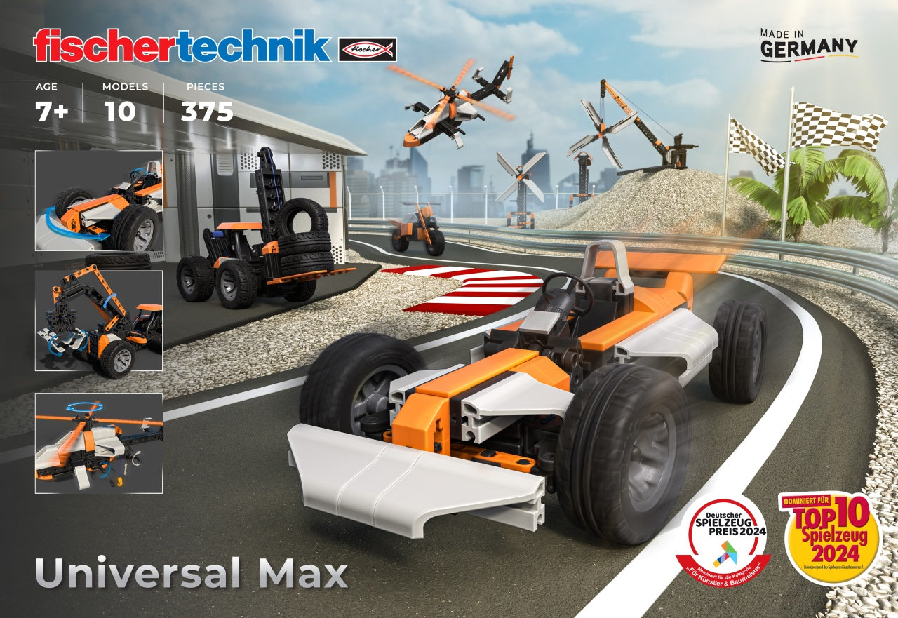 Kit STEM de construit si explorat Universal Max, Fischertechnik