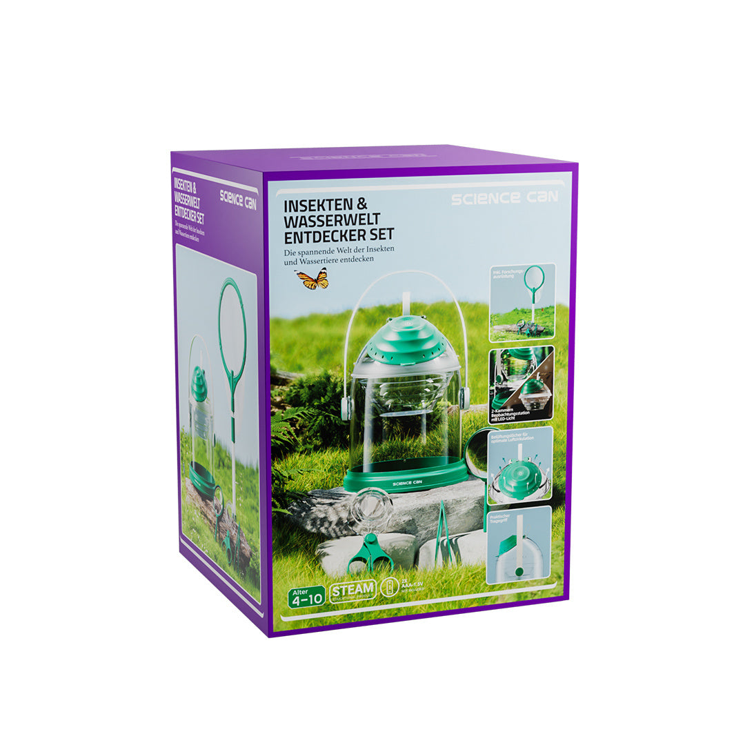 Kit STEM de explorare a insectelor și a lumii acvatice, TopBright