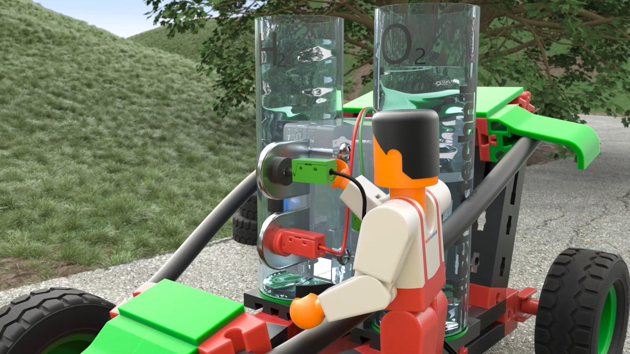 Kit STEM Masina alimentata cu hidrogen, Fischertechnik