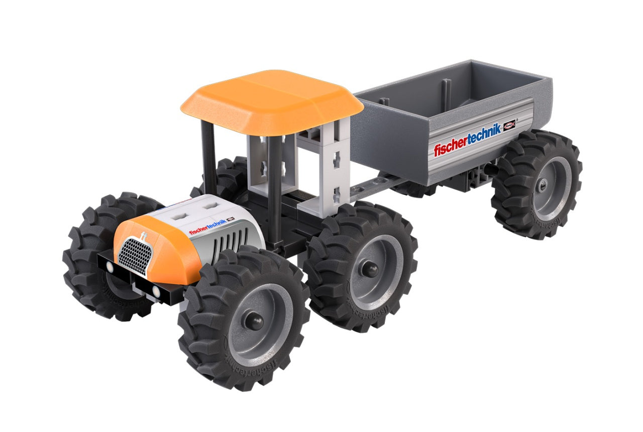 Kit STEM Tractor de asamblat si manevrat, Fischertechnik