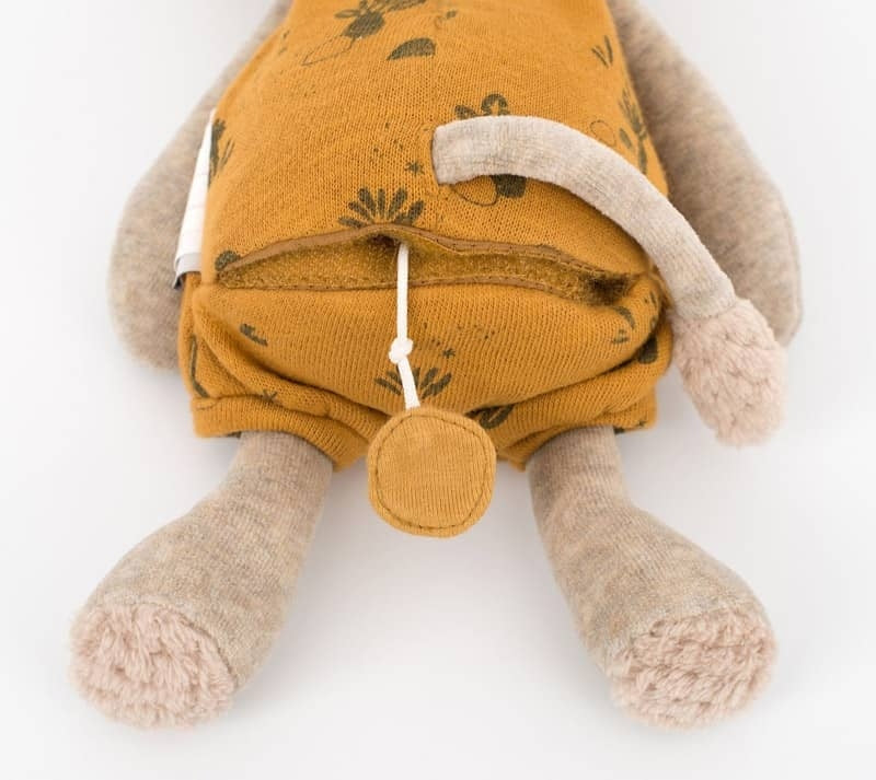 Leut jucarie muzicala textil pentru bebe, Moulin Roty