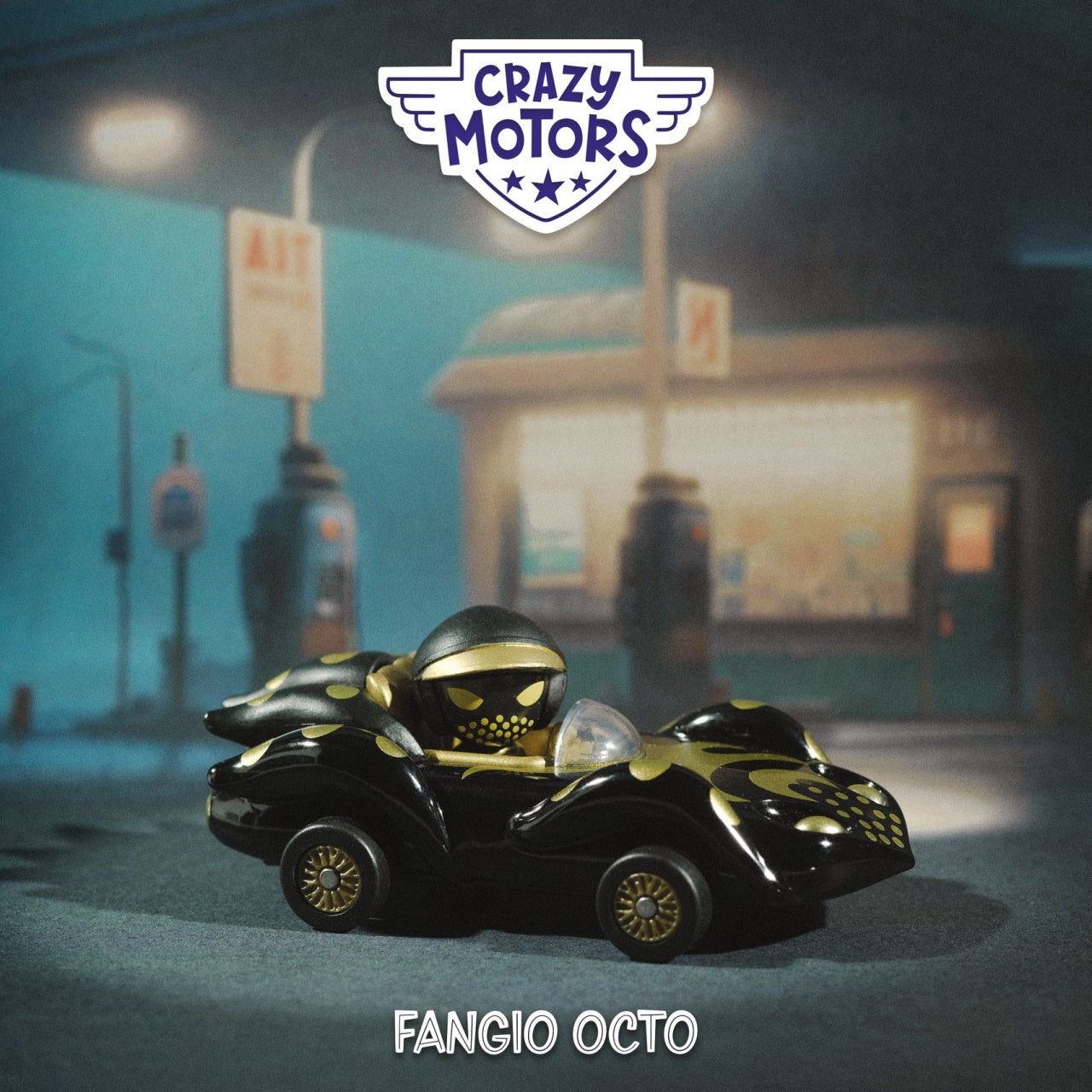 Masina de curse Fangio Octo Colectia Crazy Motors, Djeco