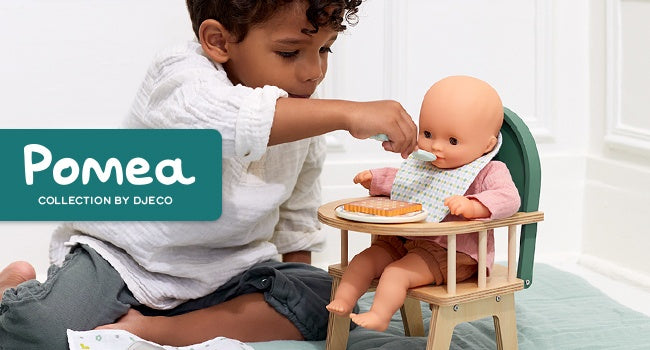 Papusa bebelus Baby Green, Djeco