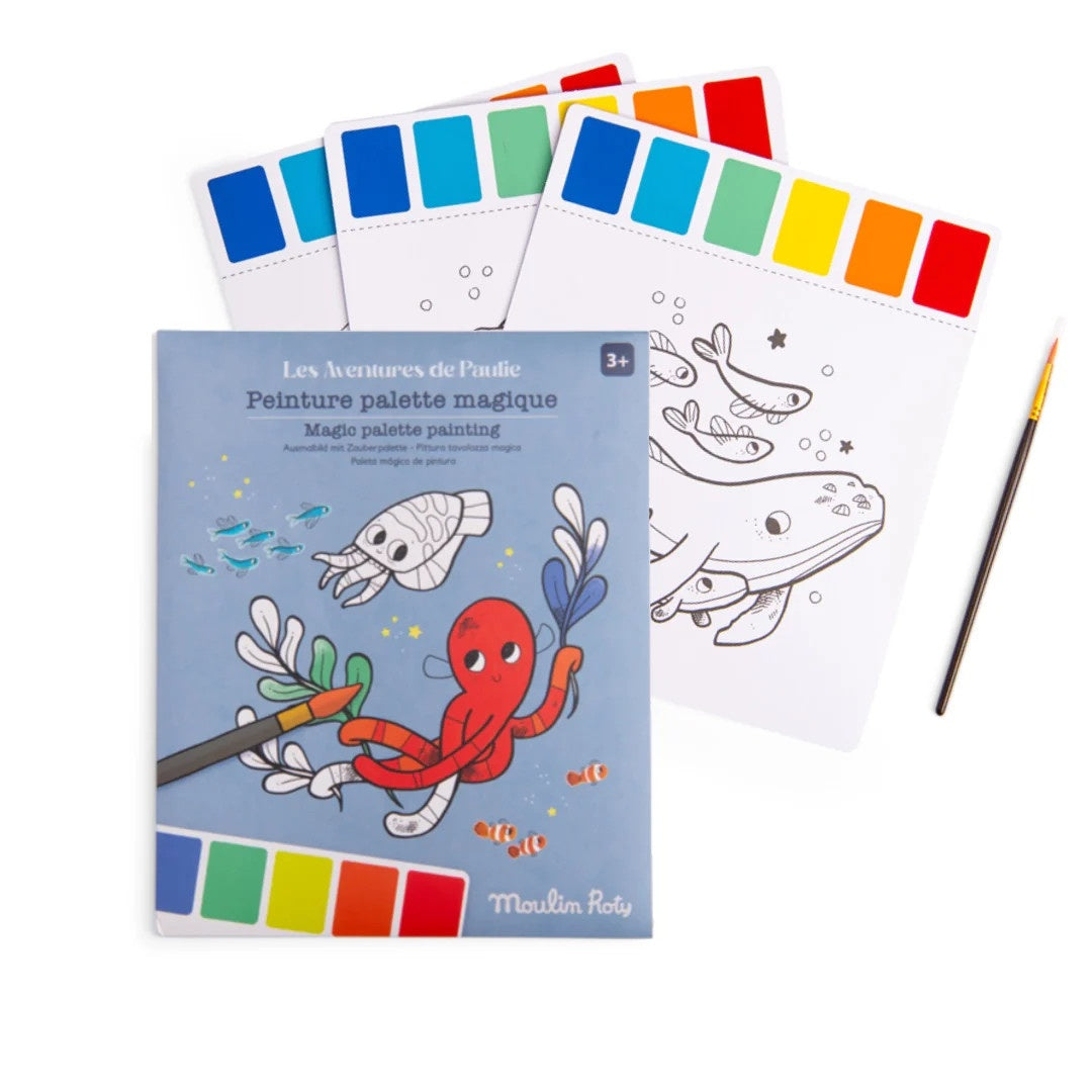 Planse preilustrate pentru pictura Aventurile lui Paulie, Moulin Roty