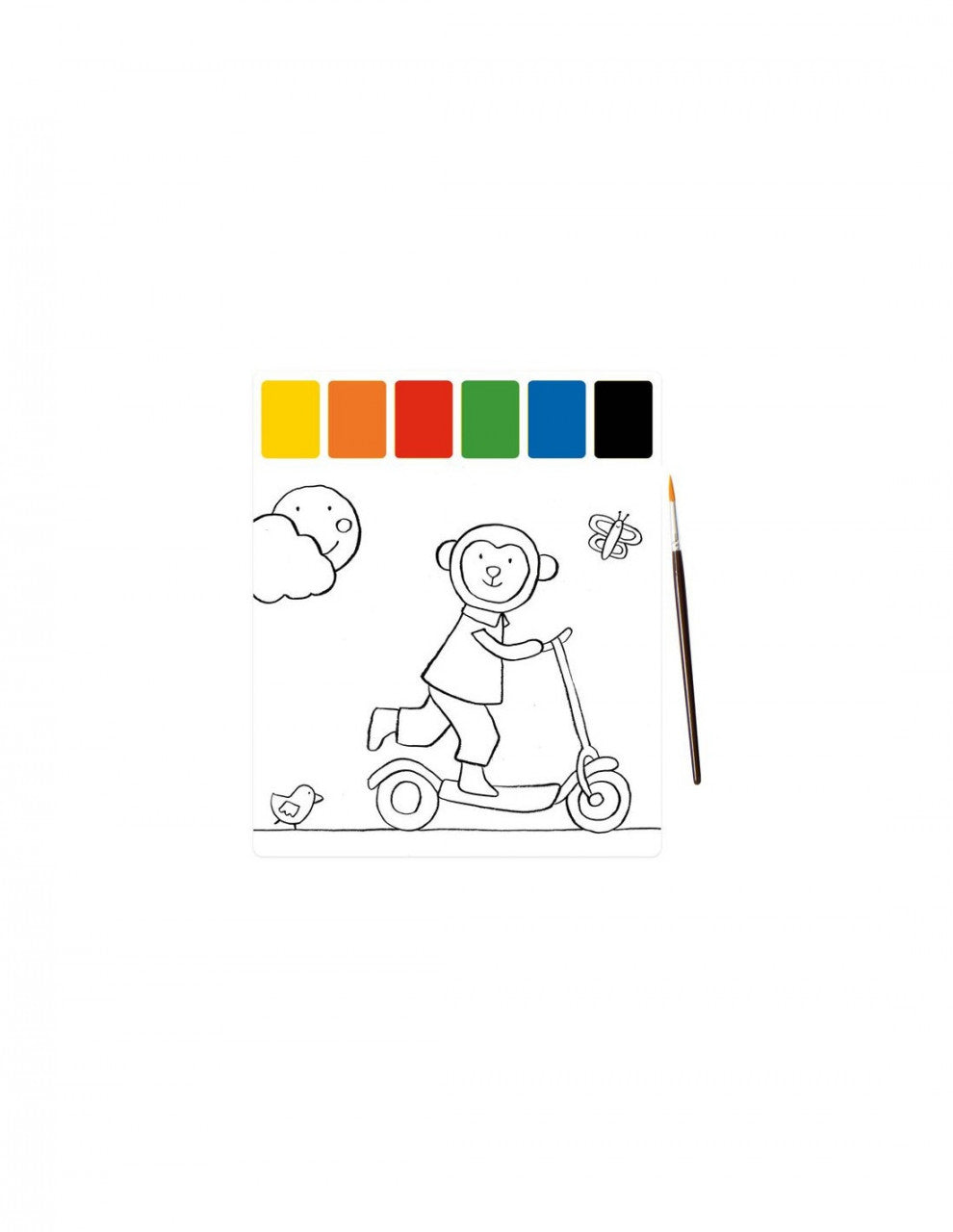 Planse preilustrate pentru pictura Vehicule, Moulin Roty