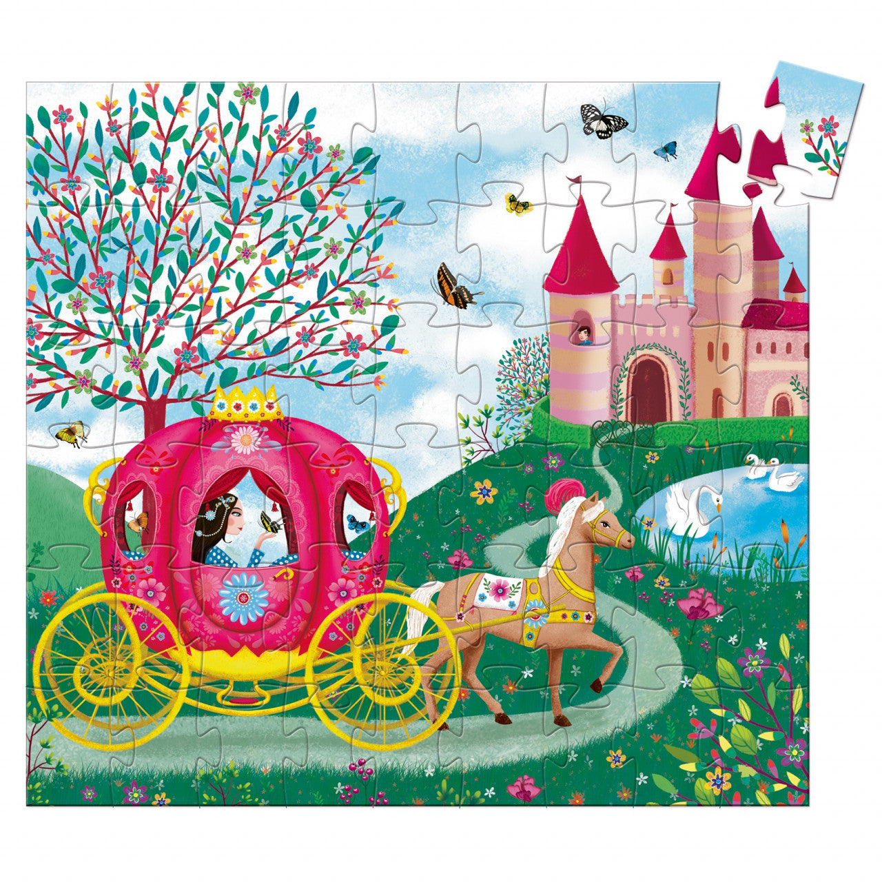 Puzzle Caleasca Elisei, Djeco