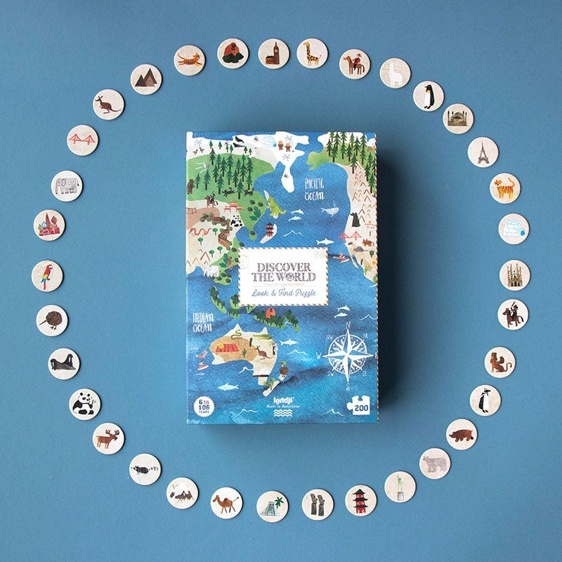Puzzle Descopera lumea, Londji