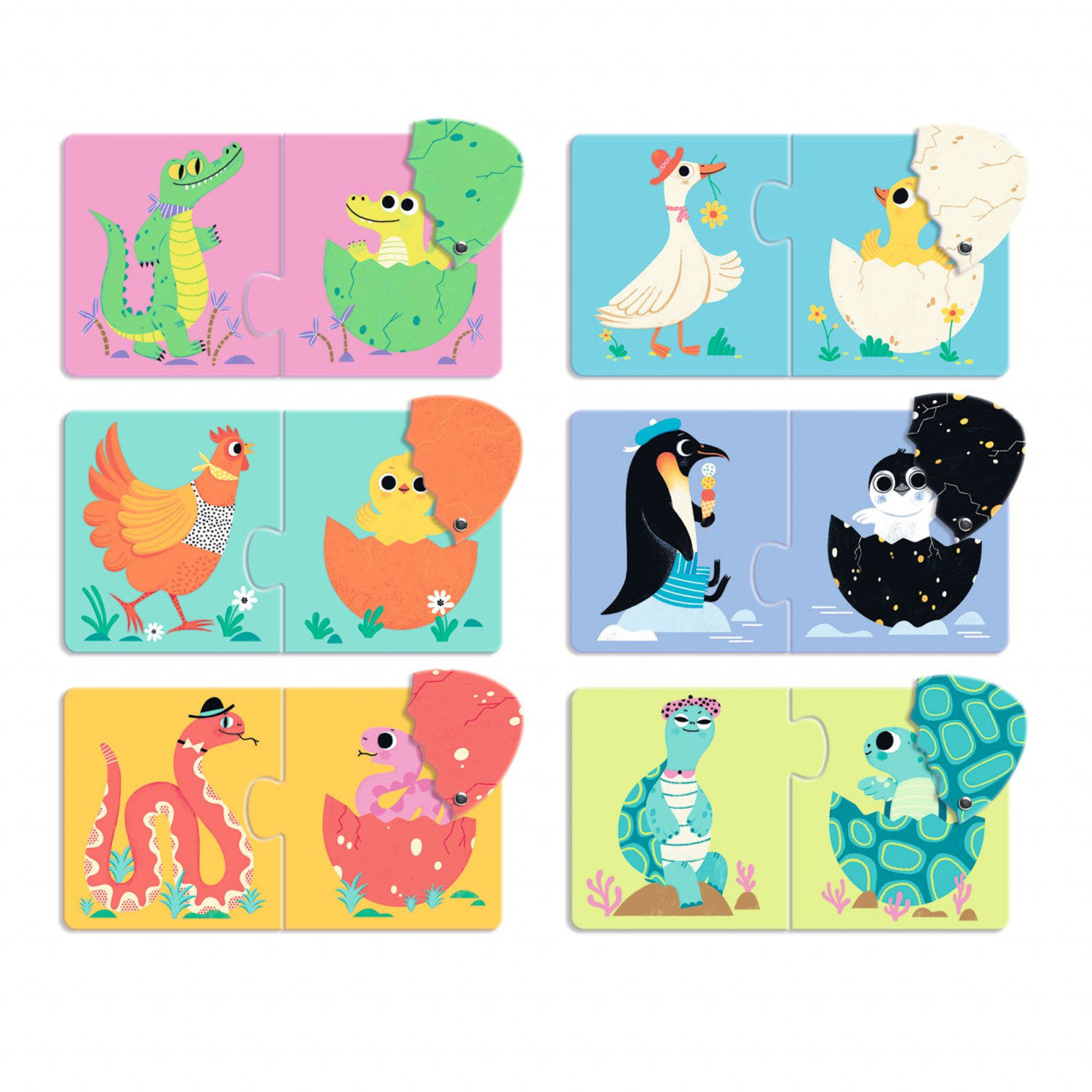 Puzzle duo Puiul din ou, Djeco