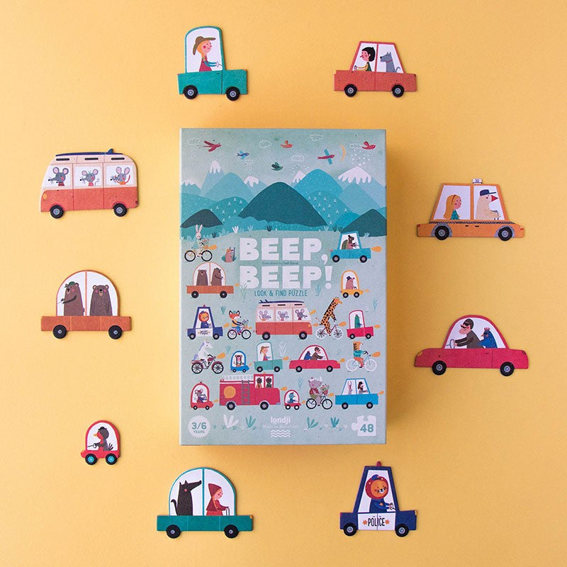 Puzzle gigant Beep Beep! Londji