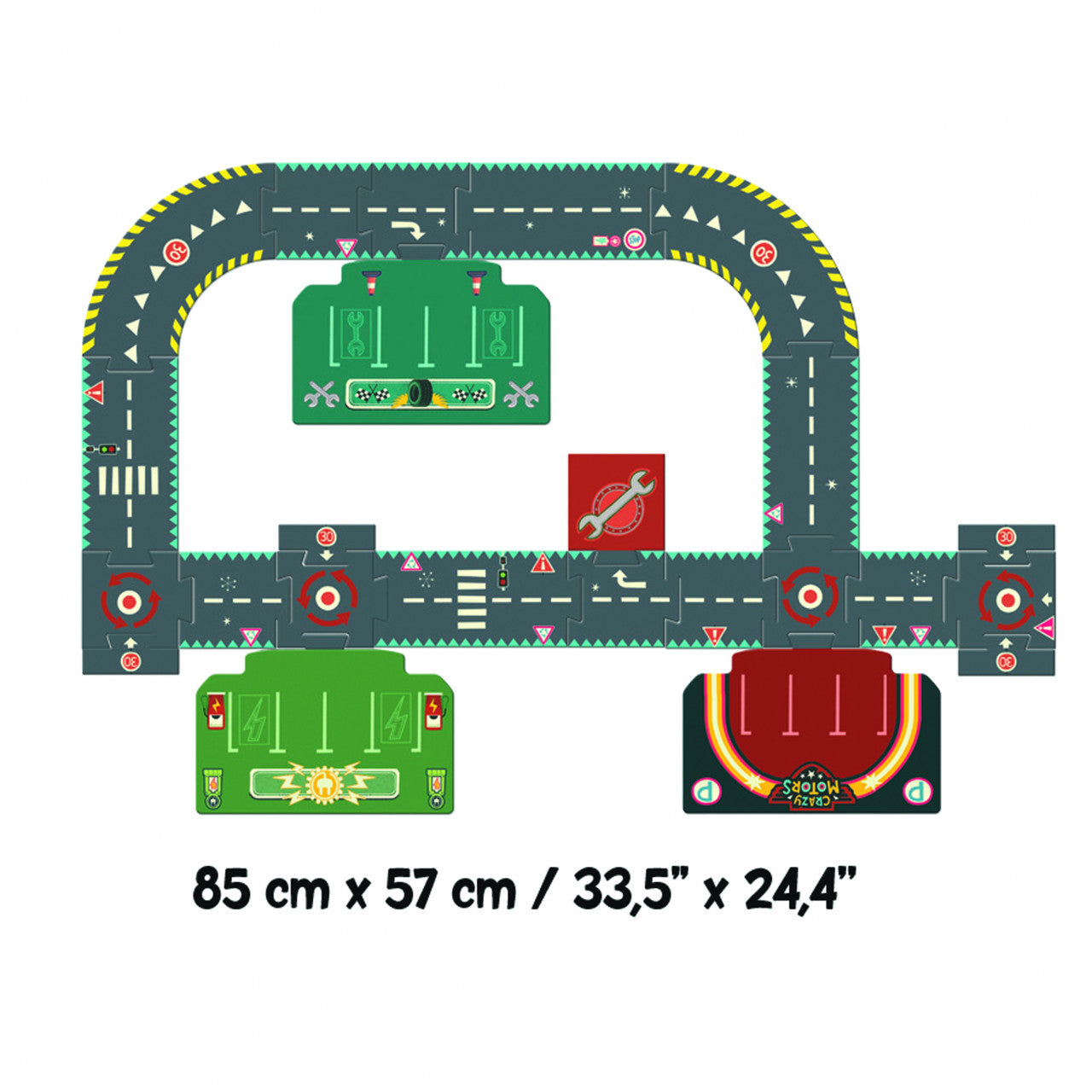 Puzzle gigant Circuit urban, Djeco
