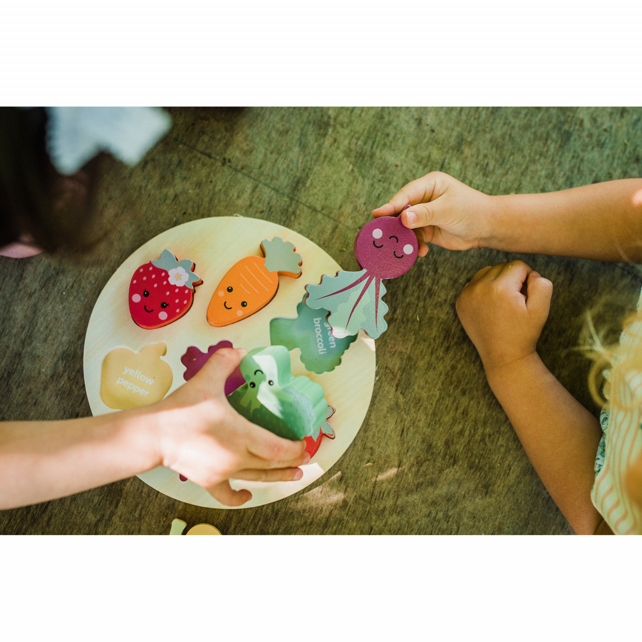 Puzzle legume si fructe, Orange Tree Toys