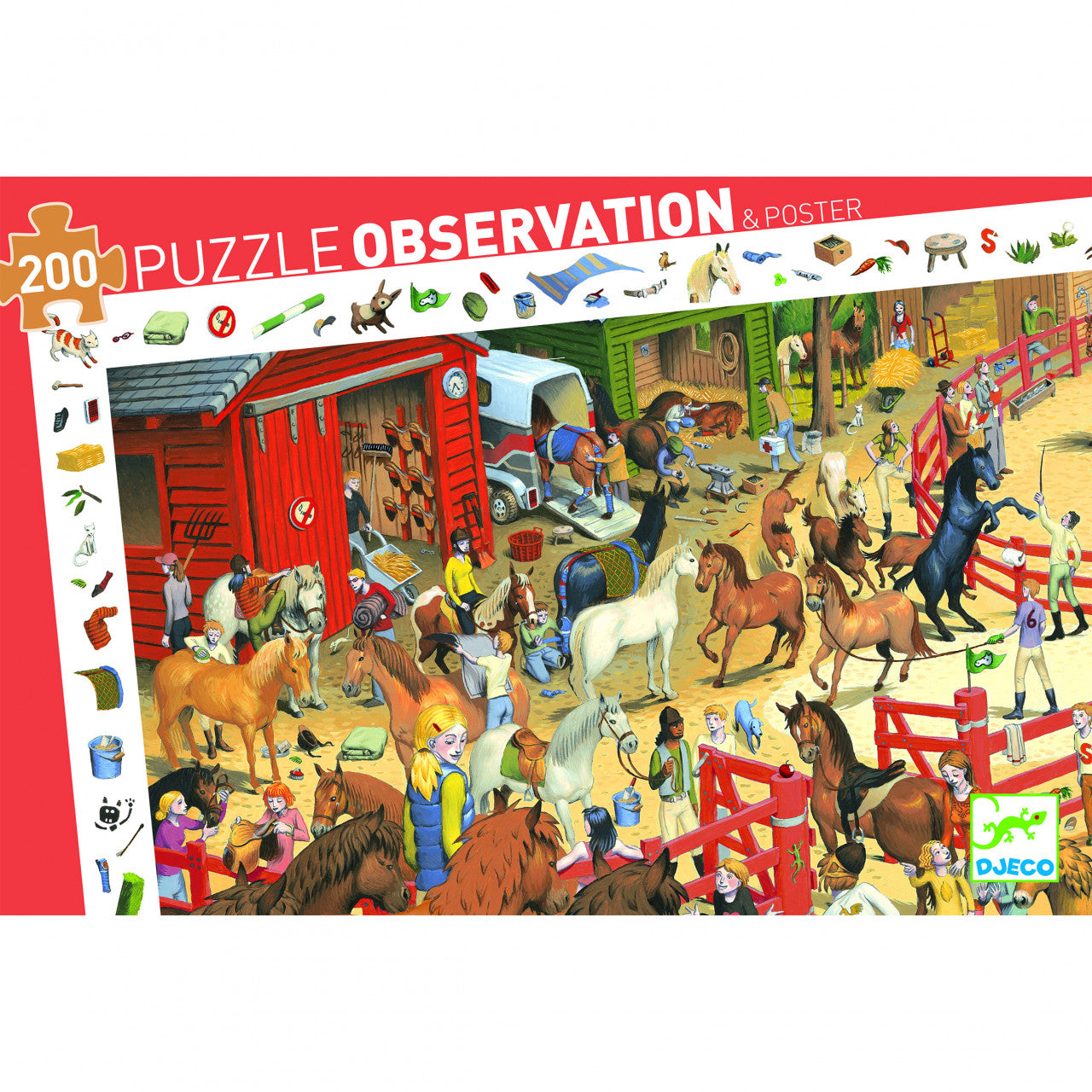 Puzzle observatie Cai, Djeco