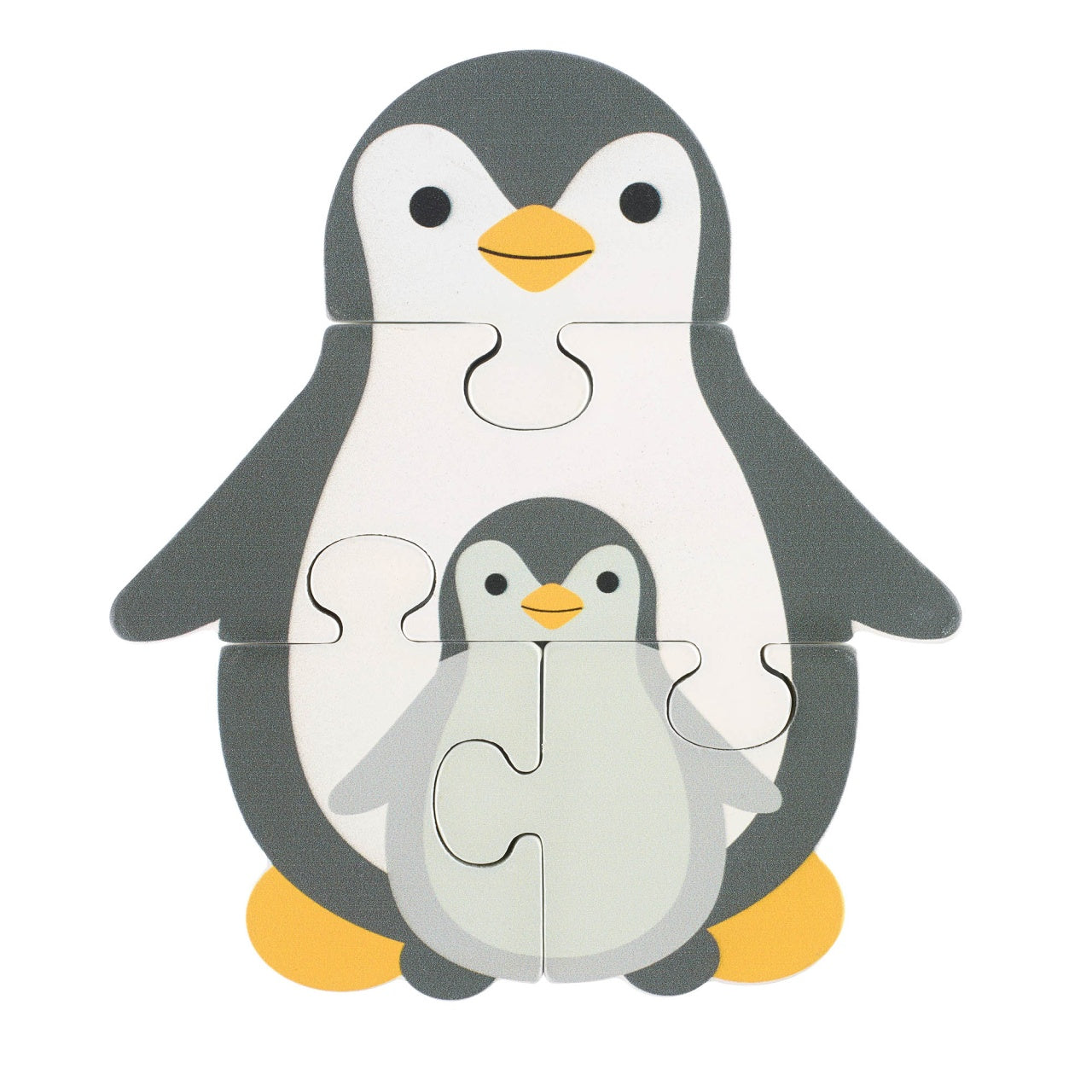 Puzzle Pinguin din lemn, Orange Tree Toys