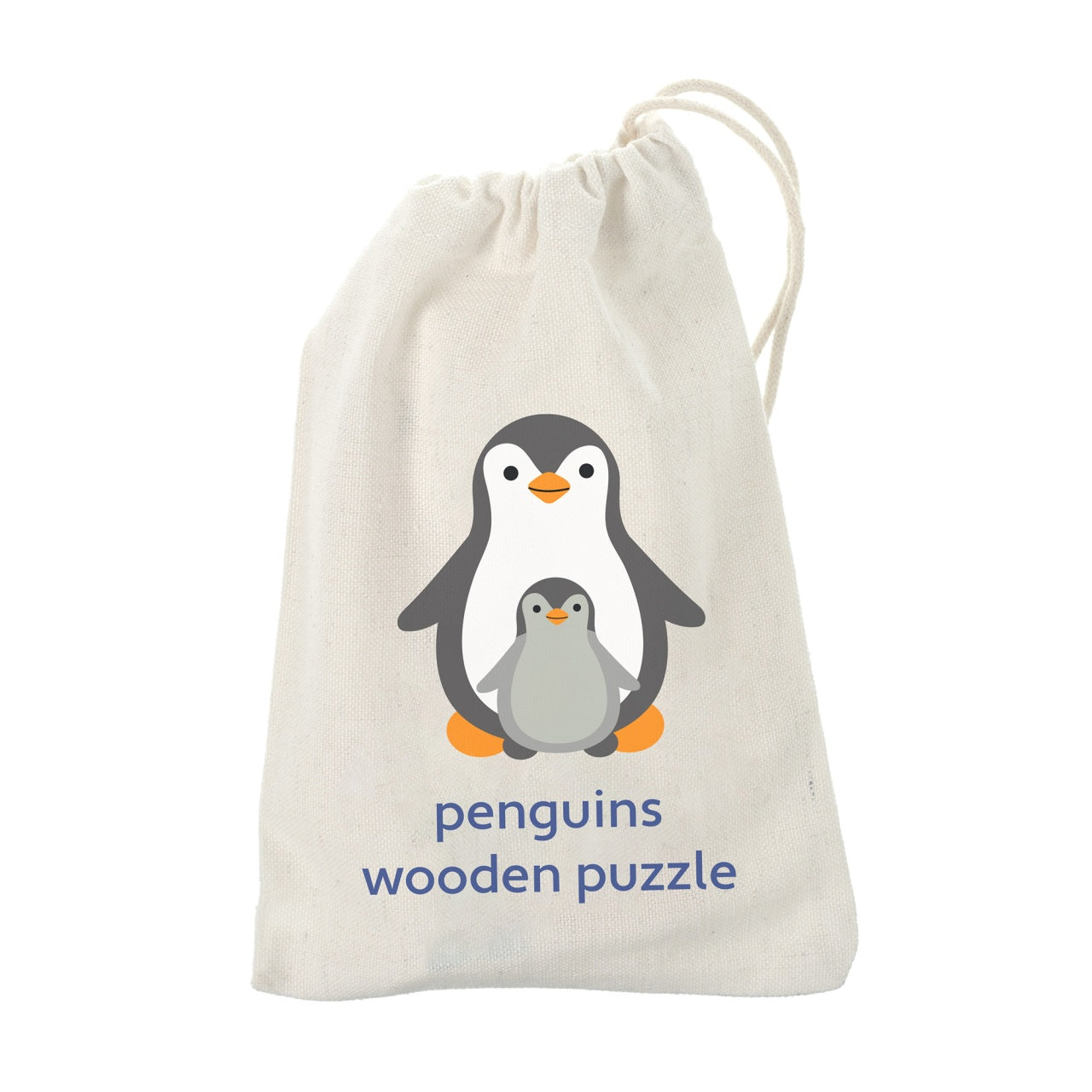 Puzzle Pinguin din lemn, Orange Tree Toys