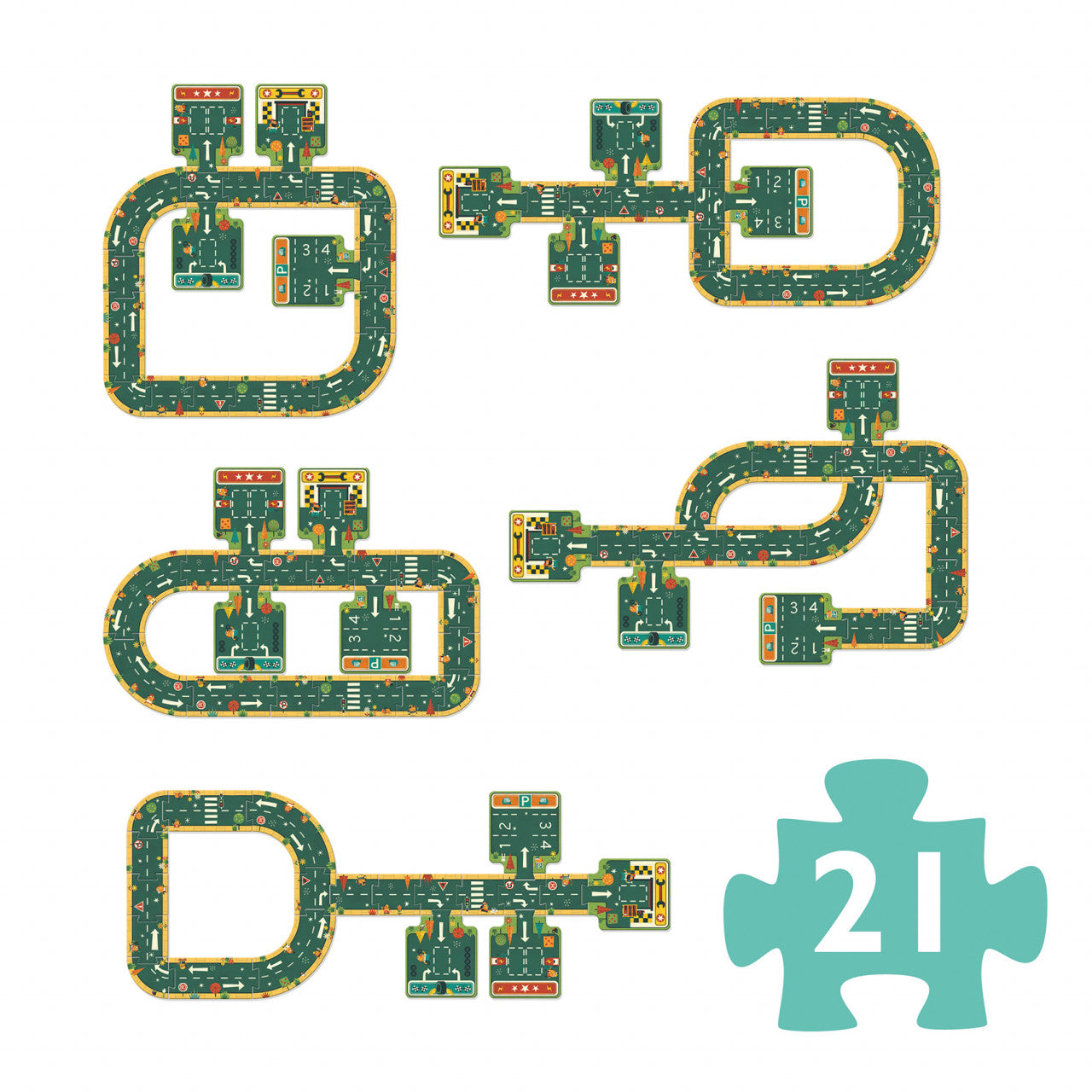 Puzzle Pop to play Drumuri, Djeco