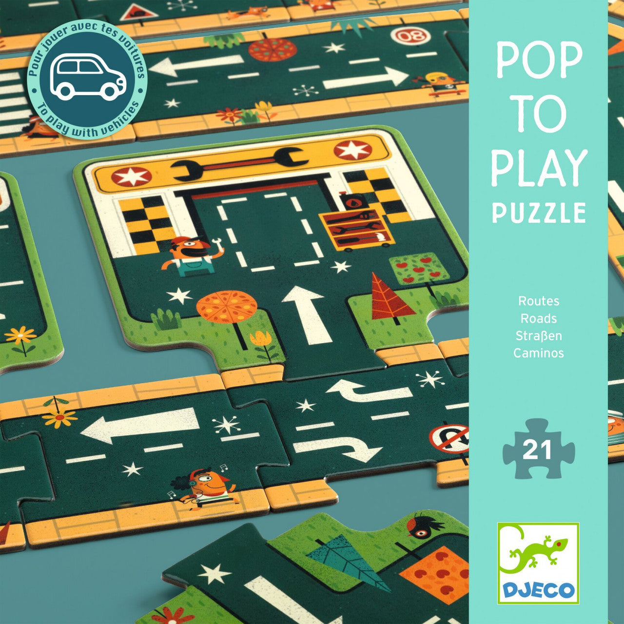 Puzzle Pop to play Drumuri, Djeco