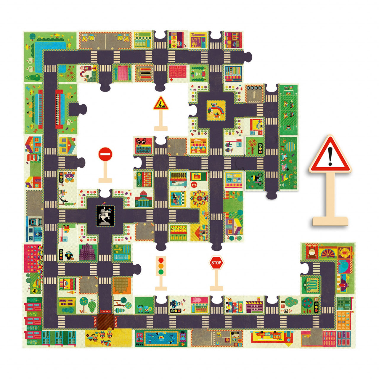 Puzzle Pop to play Orasul, Djeco