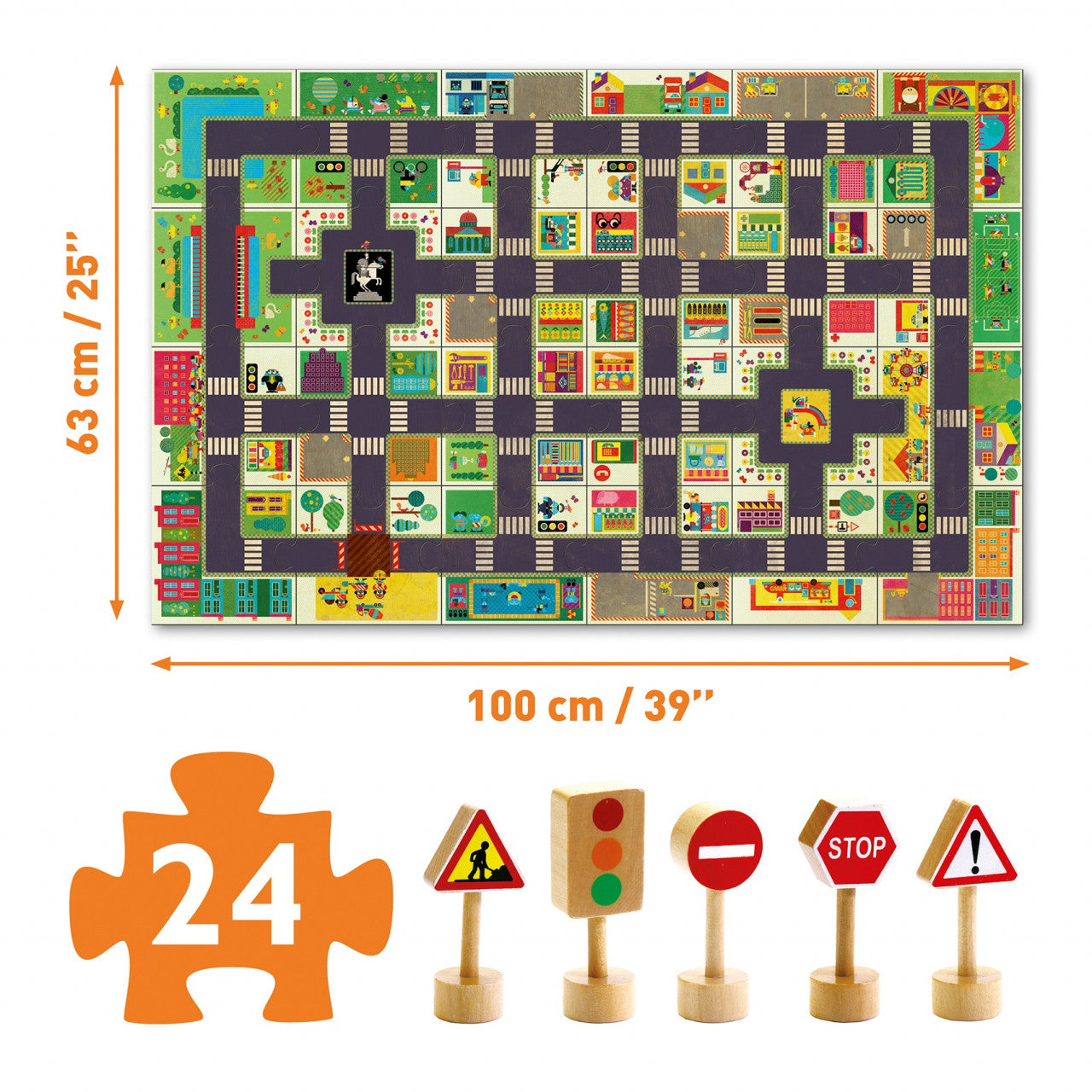 Puzzle Pop to play Orasul, Djeco
