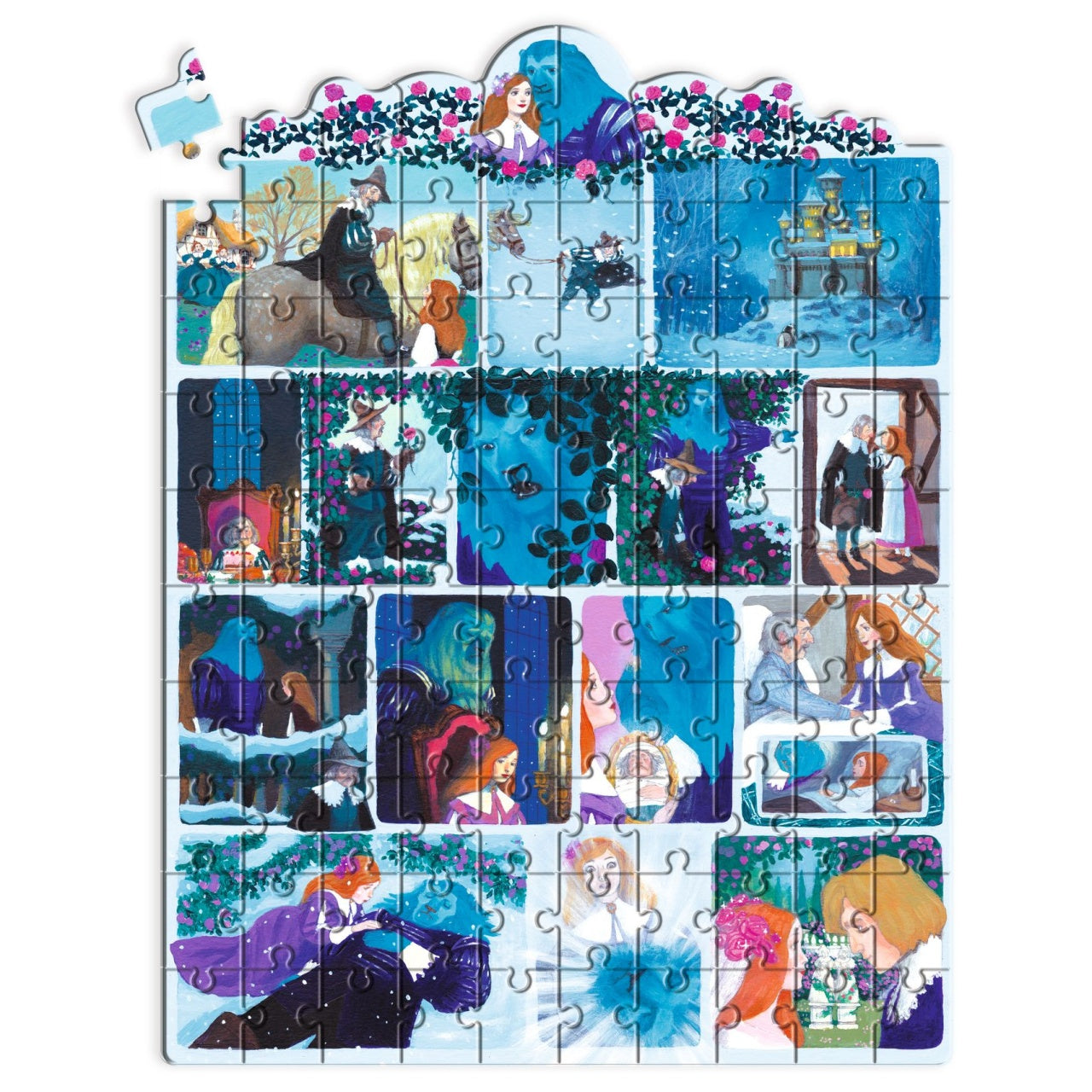 Puzzle poveste Frumoasa si bestia, Djeco