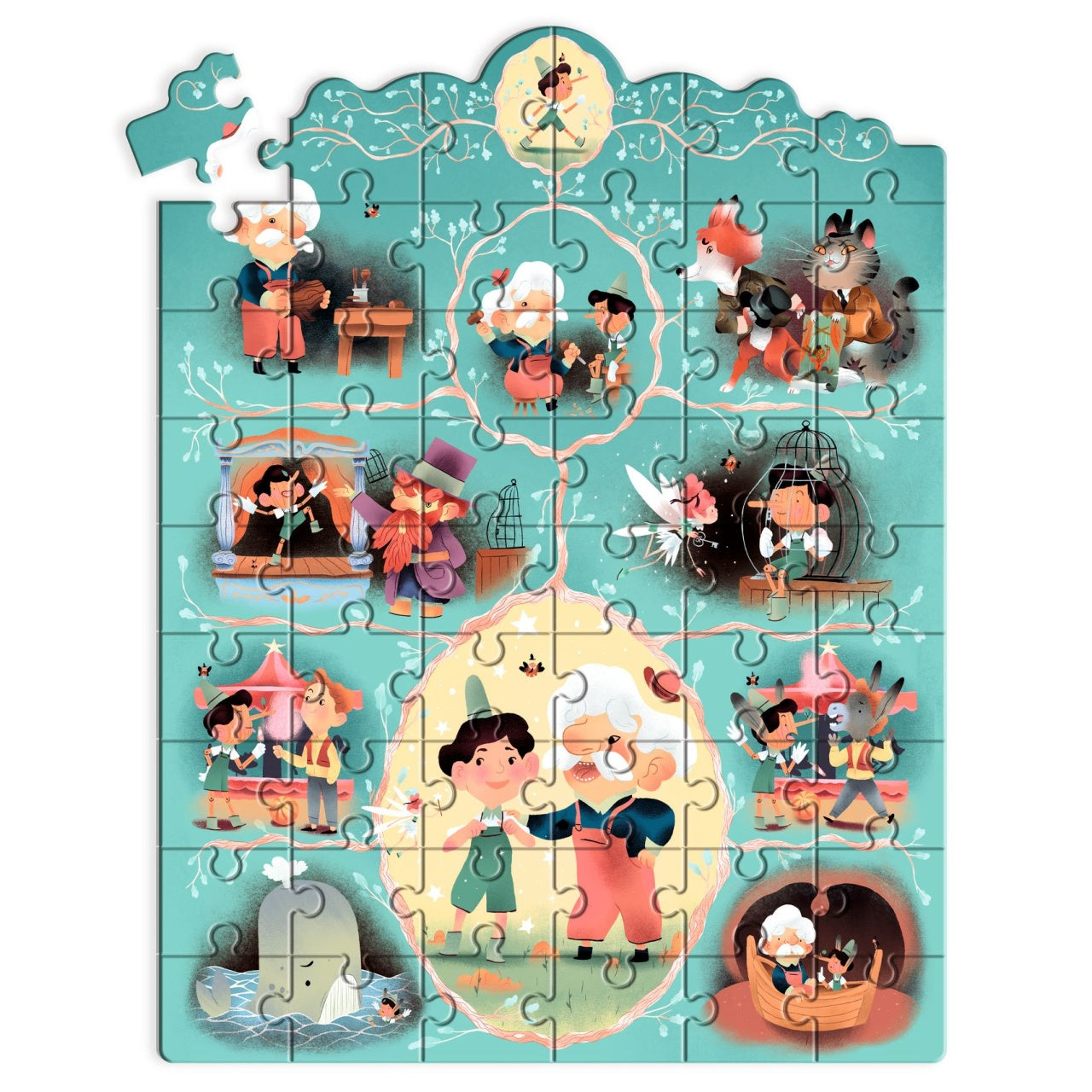 Puzzle poveste Pinocchio, Djeco