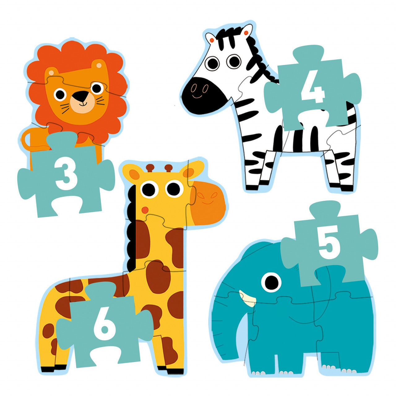 Puzzle progresiv Jungla, Djeco