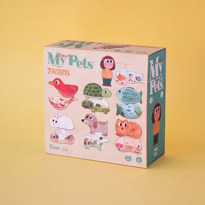 Puzzle reversibil Animale de companie, Londji