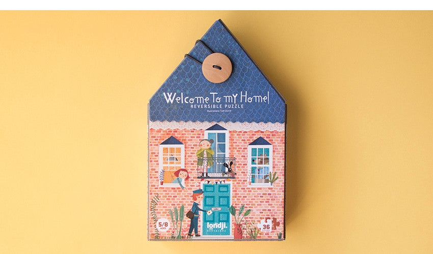 Puzzle reversibil Bun venit acasa, Londji