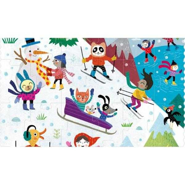 Puzzle reversibil Haideti la munte!, Londji