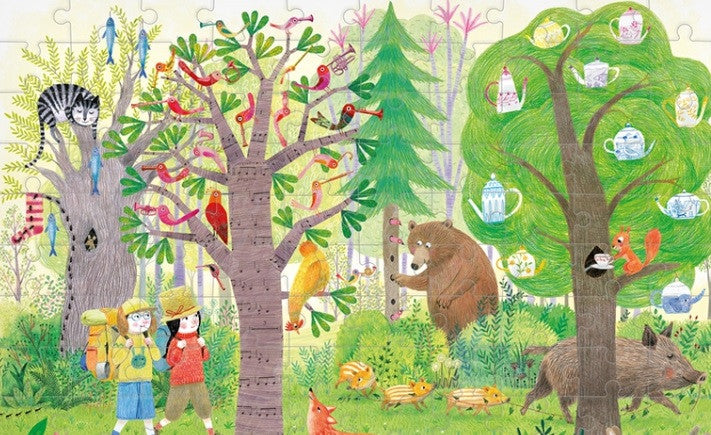Puzzle reversibil Noapte si zi, Londji