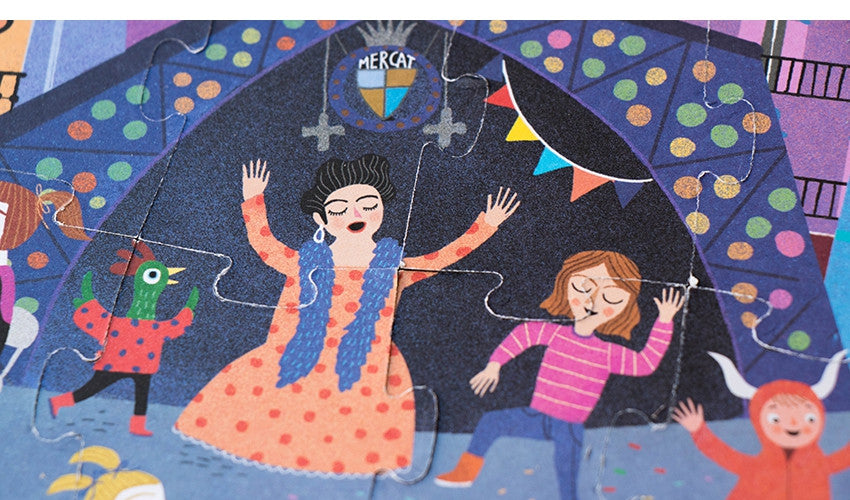 Puzzle reversibil Zi si noapte in Barcelona, Londji