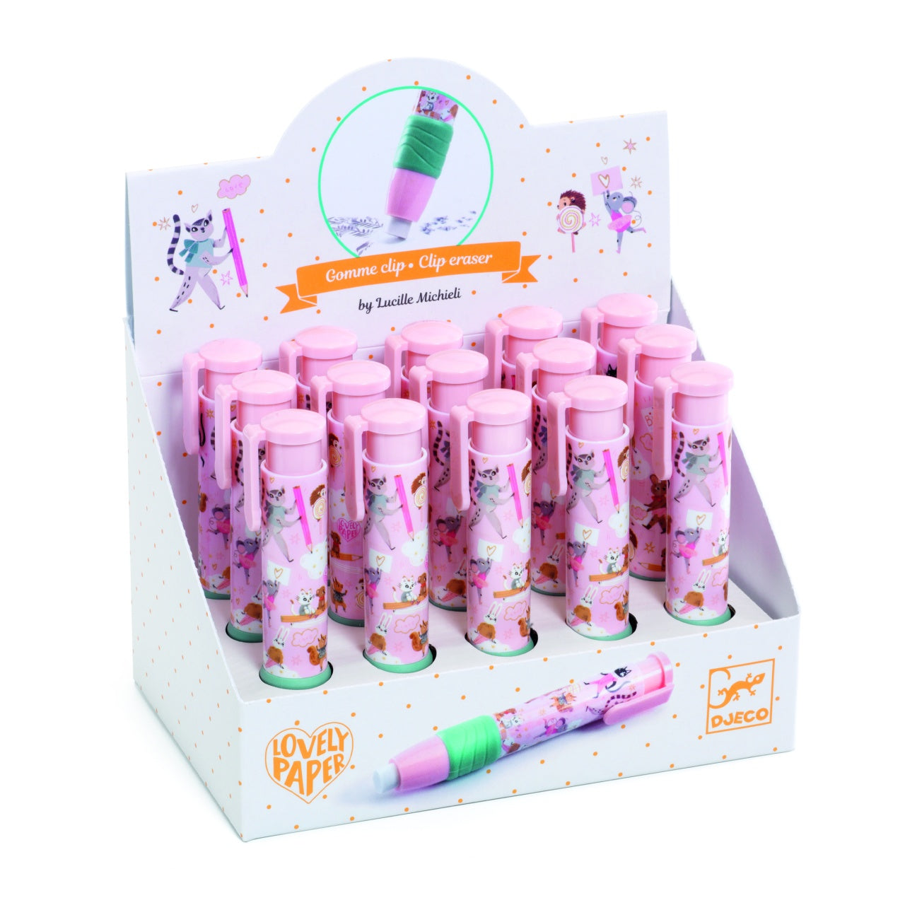 Radiera tip stilou Lucille, Djeco