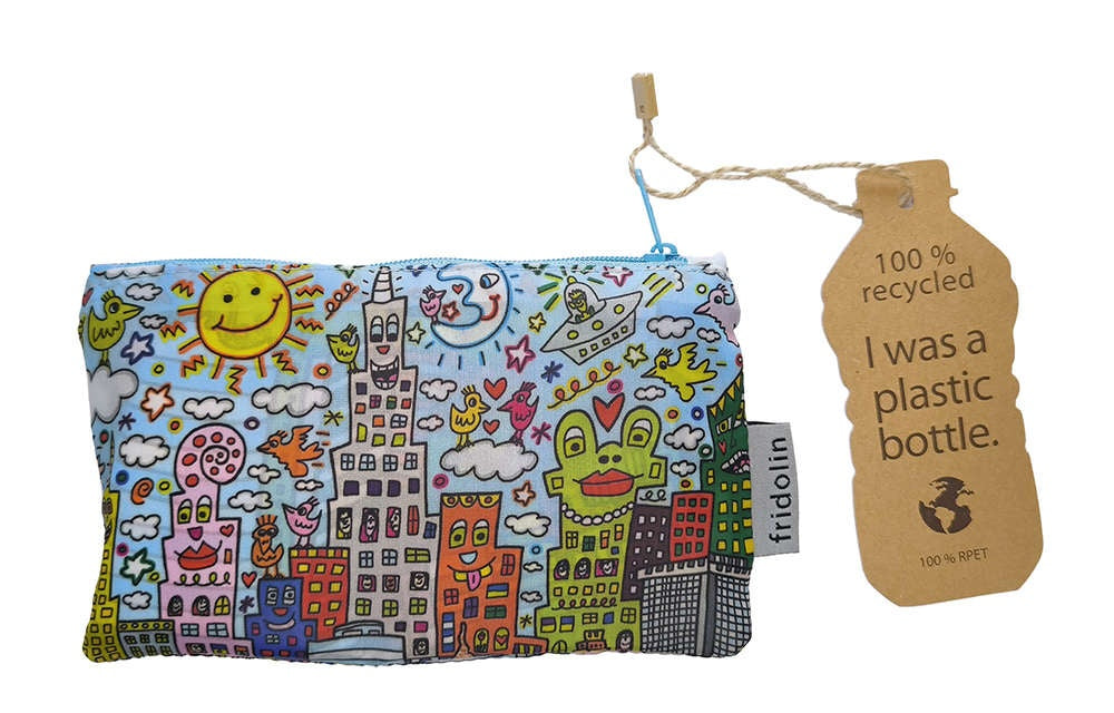 Sacosa textil James Rizzi My New York City, Fridolin