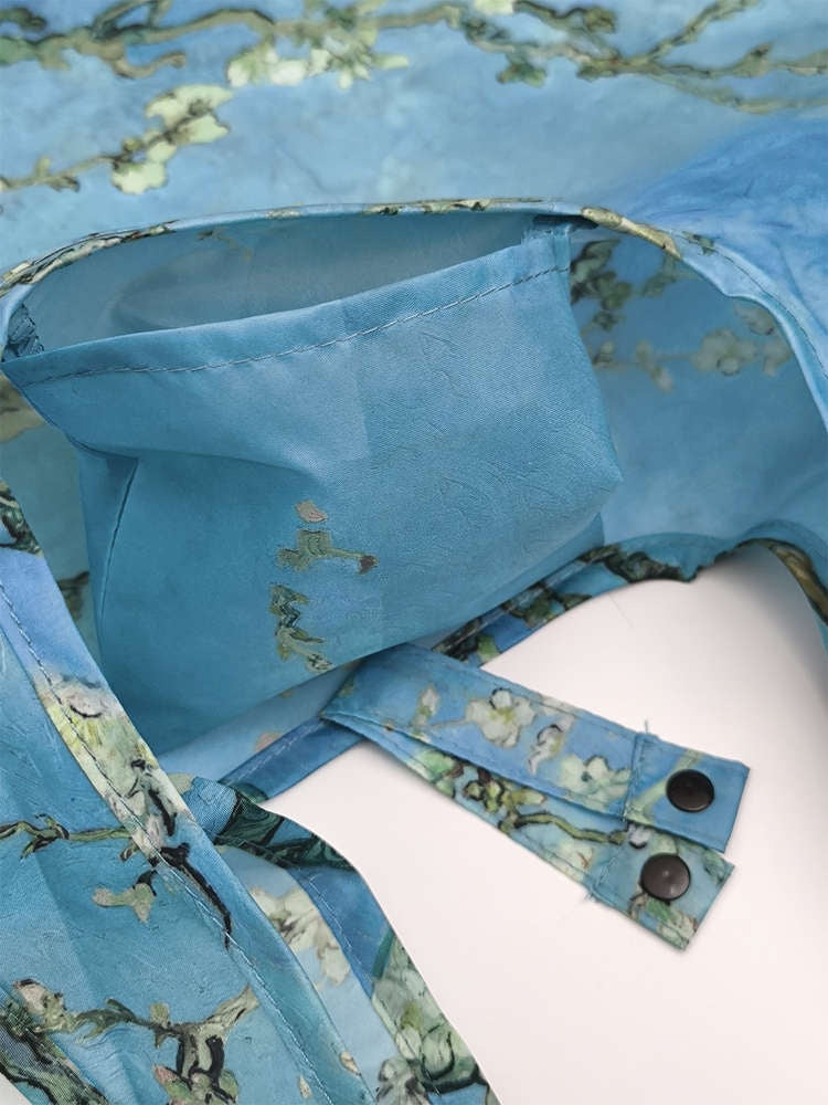 Sacosa textil Van Gogh Ramuri inflorite, Fridolin