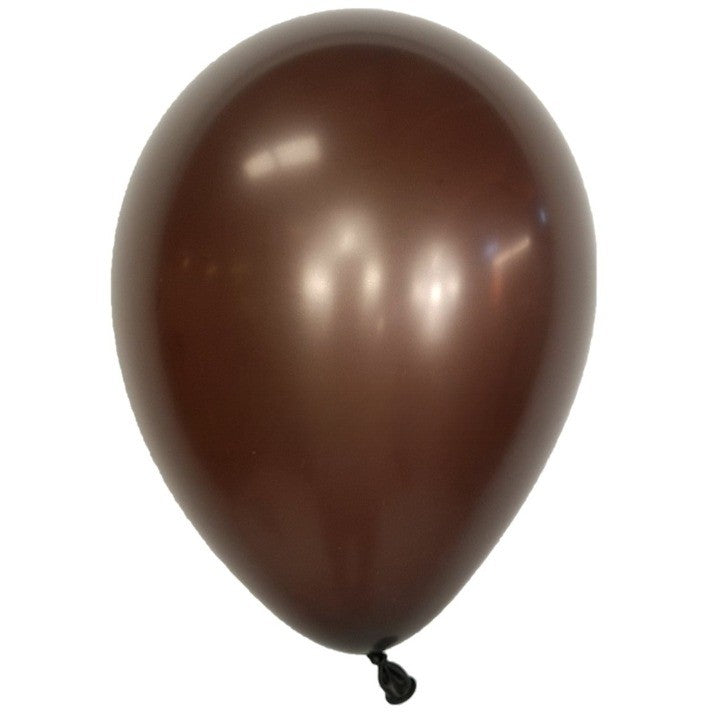 Set 10 Baloane din Latex, ANGELBEAR, Model Party, 30 cm, 5x Maro, 5x Bej, 2.8 g