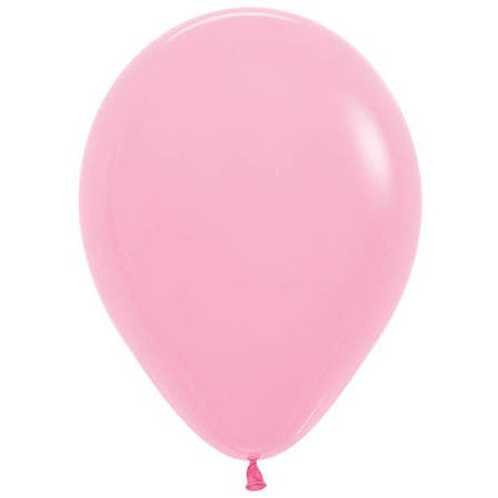 Set 10 Baloane din Latex, ANGELBEAR, Model Party cu Buline si Simple, 30 cm, Roz, 2.8 g