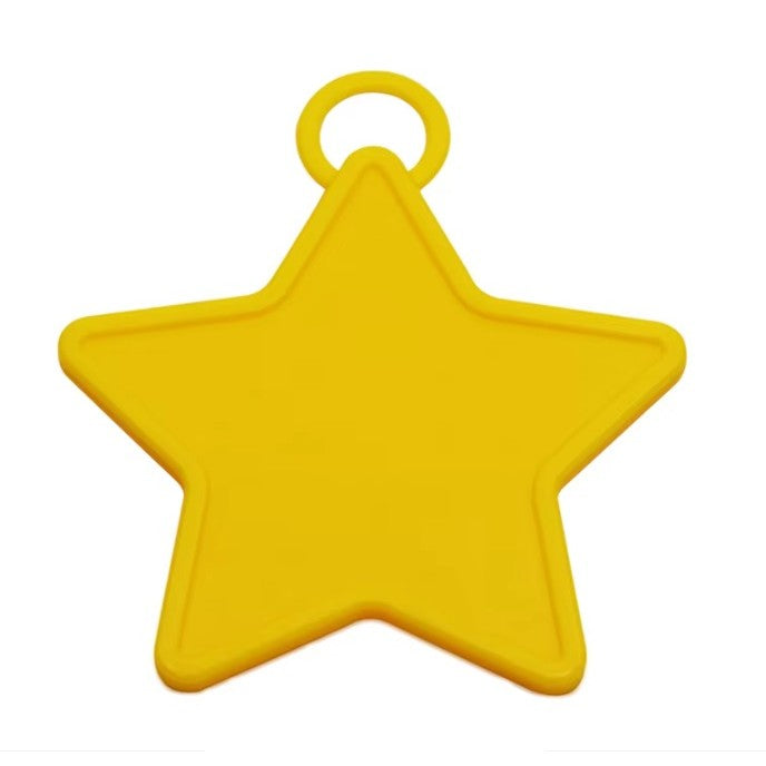Set 4 Greutati pentru Baloanele cu Heliu, ANGELBEAR, 60 grame, 15 grame fiecare, Plastic, Forma Stelute, Multicolor
