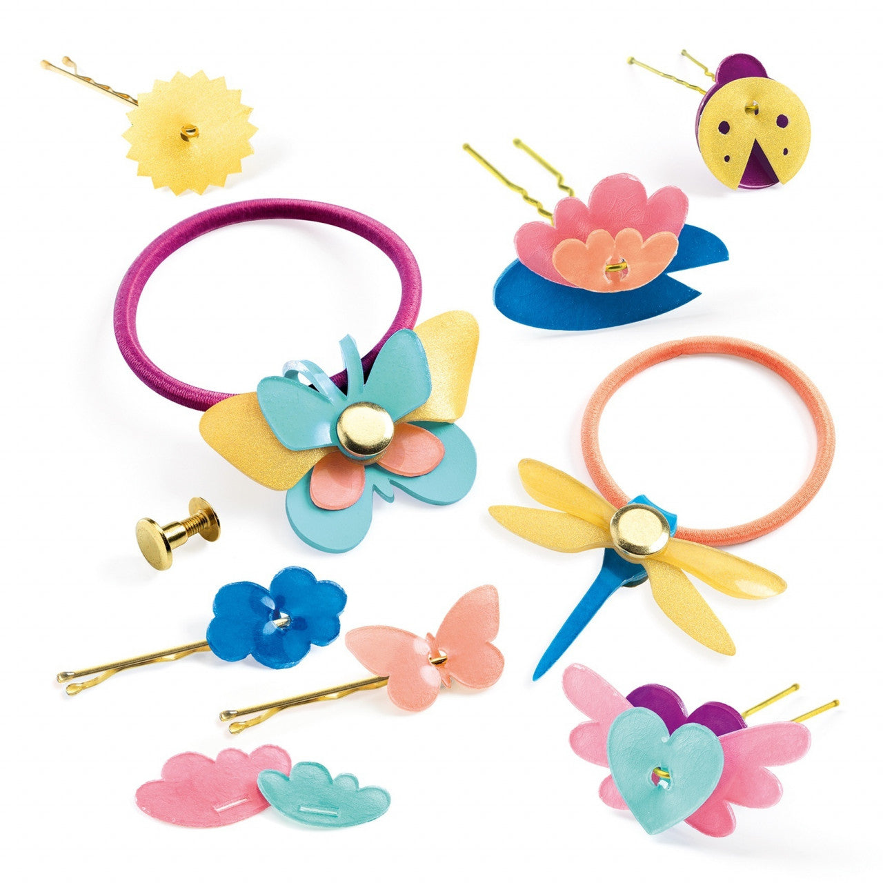 Set creativ Accesorii pentru coafură, Djeco