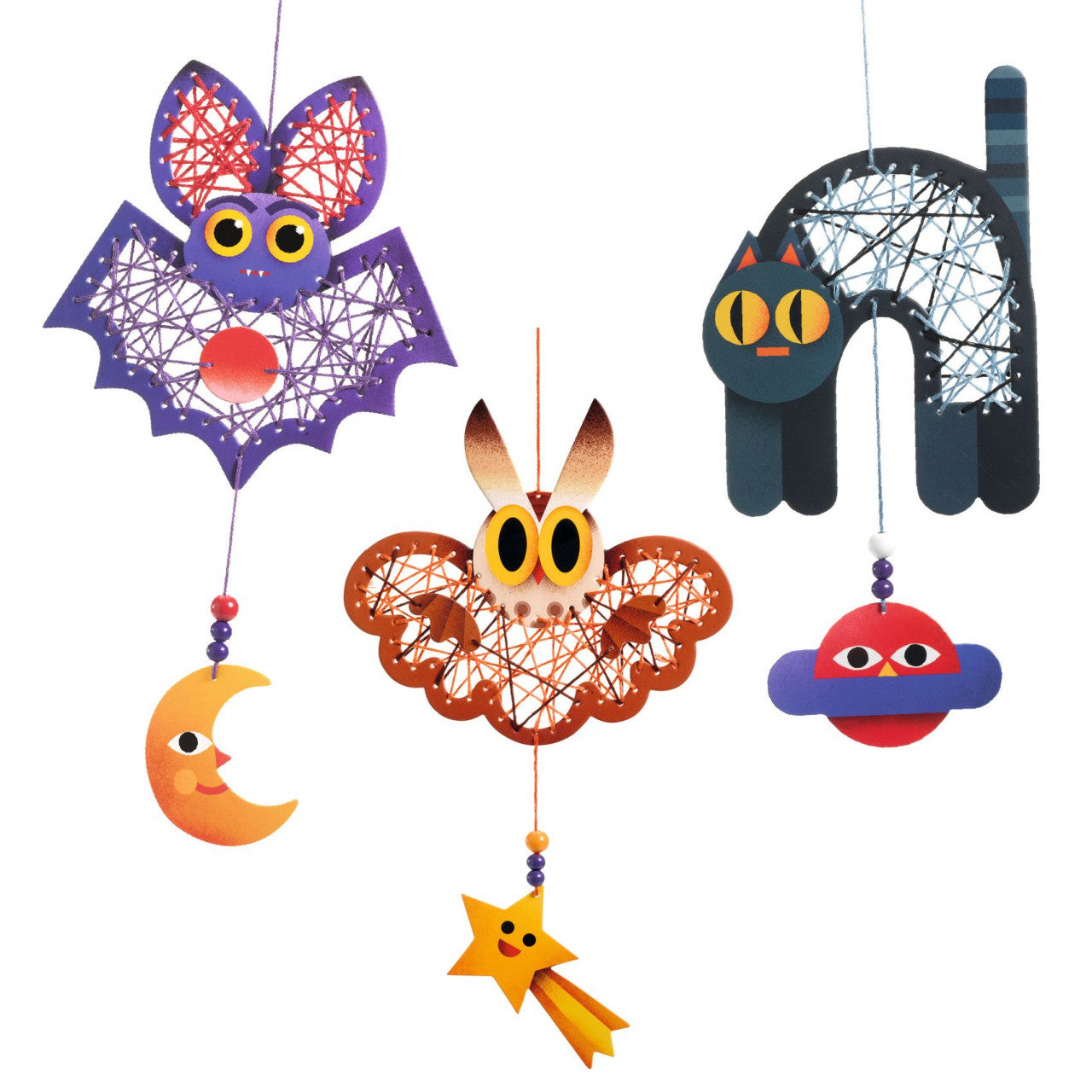 Set creativ de cusut Pe timp de noapte, Djeco