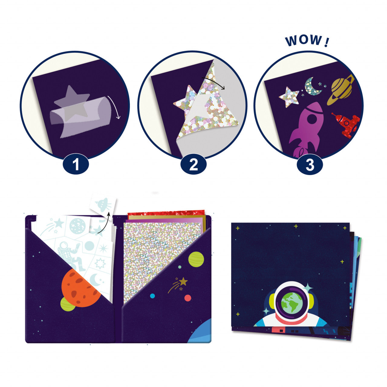 Set creativ transfer Cosmos, Djeco