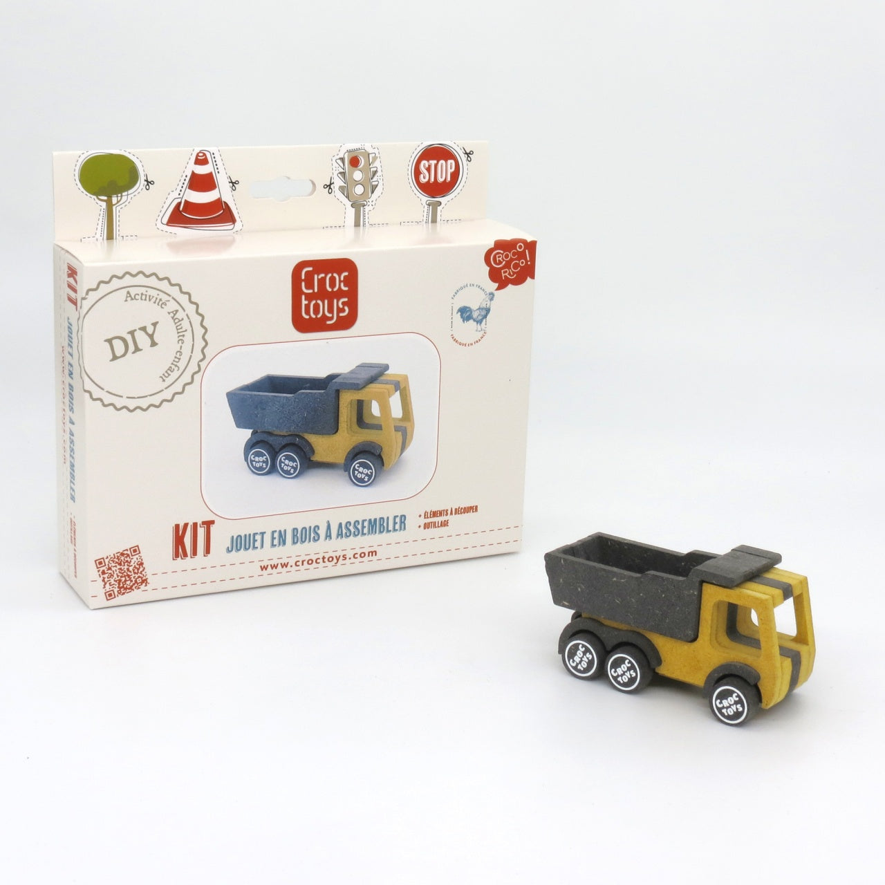 Set de constructie vehicul de santier Basculanta Ben, Croc toys