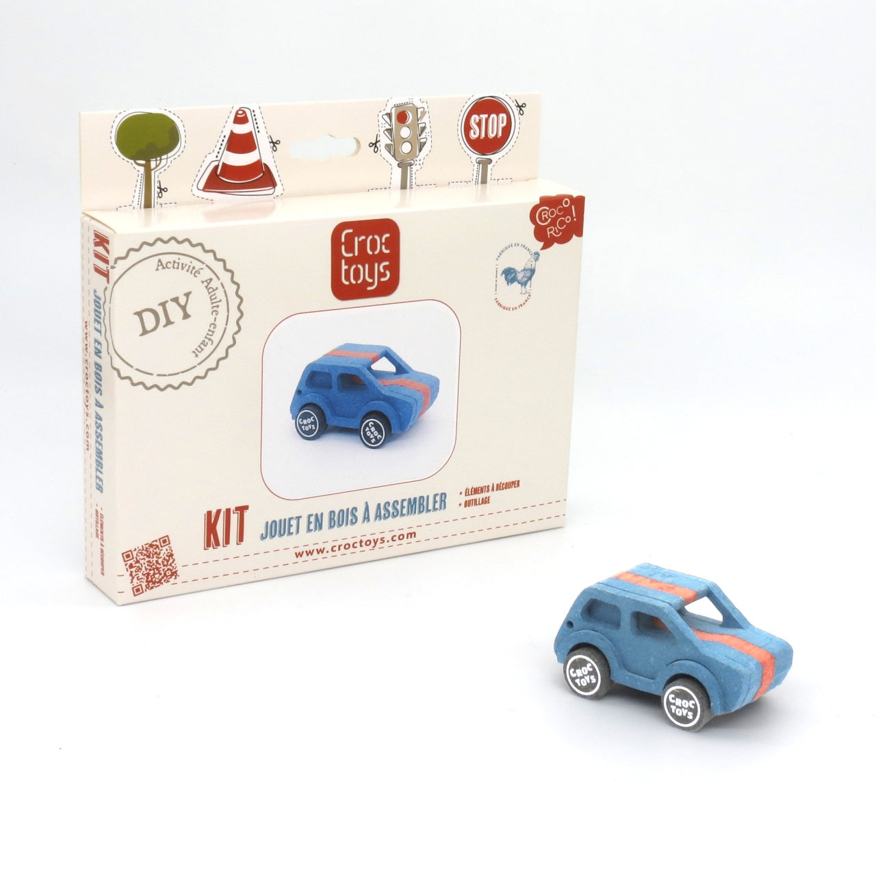 Set de constructie vehicul electric Monik, Croc toys