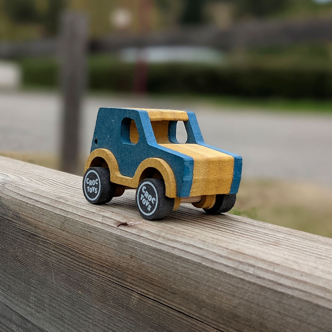Set de constructie vehicul teren Firmin, Croc toys