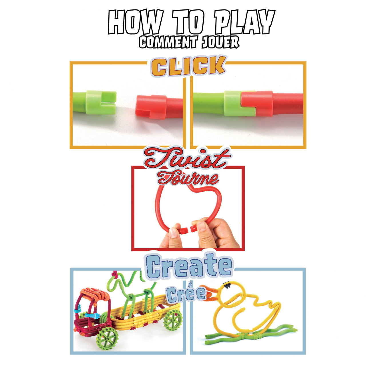 Set de construit cu magnet Spaghetteez 100 piese