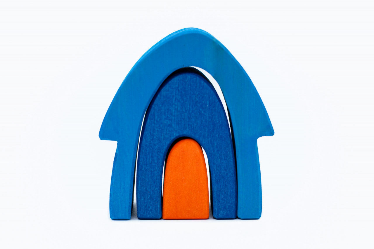 Set handmade Marc toys, Casuta din povesti Albastru