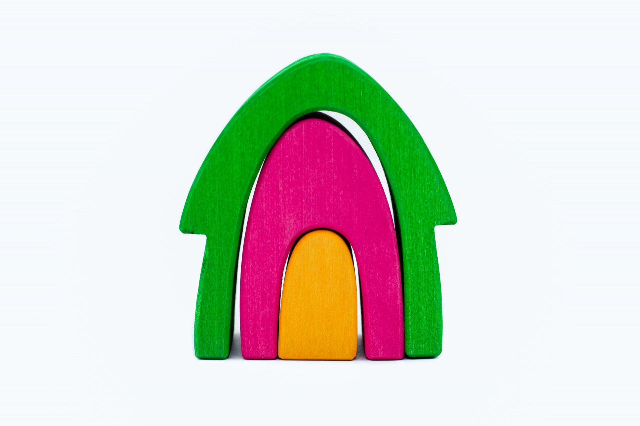 Set handmade Marc toys, Casuta din povesti Albastru
