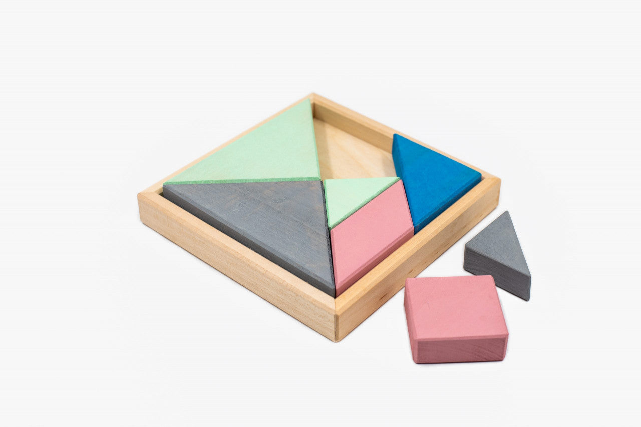 Set handmade Marc toys, Tangram Verde