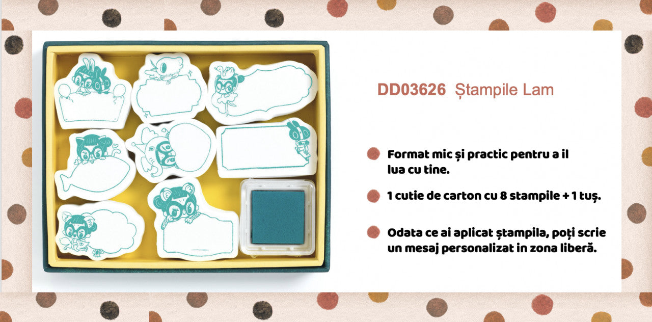 Set stampile mesaje Lam, Djeco