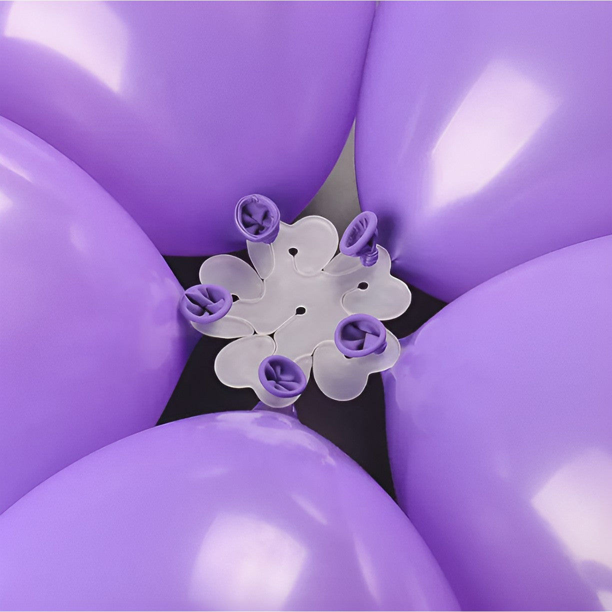 Suport pentru Baloane, ANGELBEAR, Care Formeaza o Floare, cu Doua Straturi, pentru 11 Baloane, 8x8cm, 4.6g